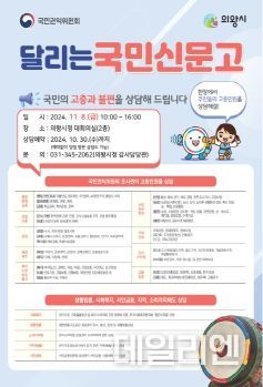 의왕시,‘달리는 국민신문고’11월 8일 운영