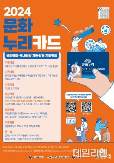 2024 문화누리카드 안내문